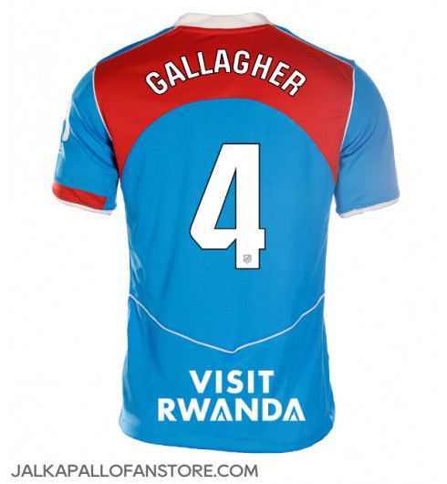 Atletico Madrid Conor Gallagher #4 Kolmaspaita Naisten 2025-26 Lyhythihainen Atletico Madrid Conor Gallagher #4 Kolmaspaita Naisten 2025-26 Lyhythihainen